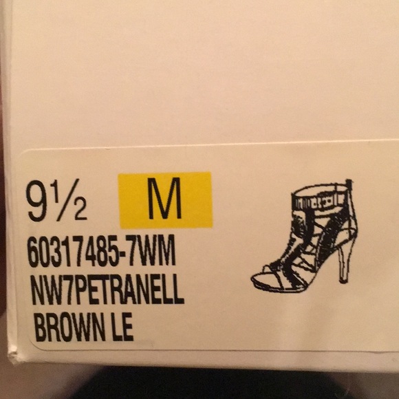 Nine West open toe booties size 9.5 - Picture 7 of 7